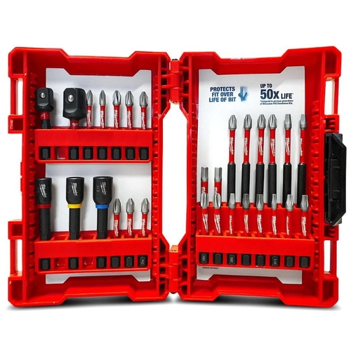 Milwaukee 48324081 29pce SHOCKWAVE Impact Driver Drill Bit Set