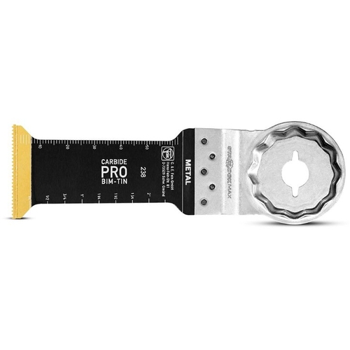 Fein 63502238210 75mm x 35mm Starlock E-Cut E-Cut Carbide Pro BIM-TiN Metal Blade - W157495