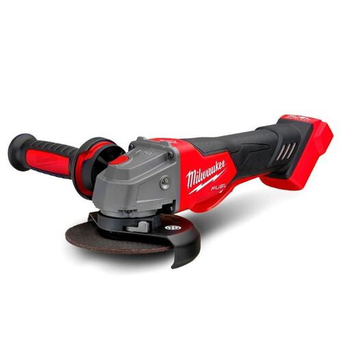Milwaukee M18FAG125XPDB-0 18V Li-Ion Cordless Fuel 125mm (5") Braking Angle Grinder with Deadman Paddle Switch - Skin Only