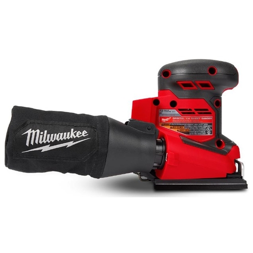 Milwaukee M18BQSS0 18V Li-ion Cordless 115mm (4-1/2") 1/4 Sheet Sander - Skin Only