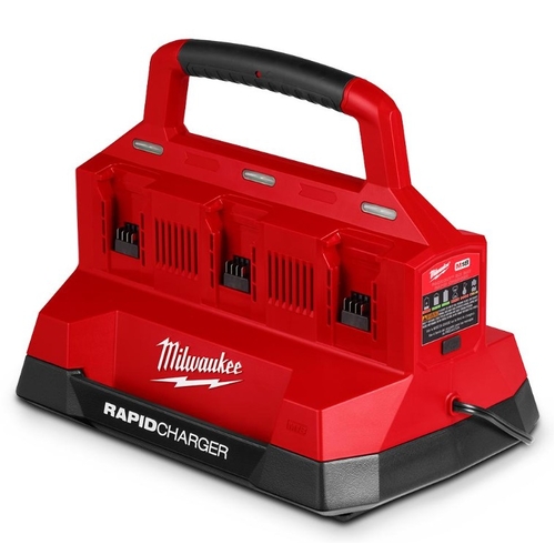 Milwaukee M18PC6 18V Li-ion PACKOUT 6 Bay Rapid Battery Charger
