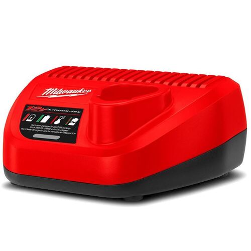 Milwaukee C12C 12V Red Lithium Battery Charger