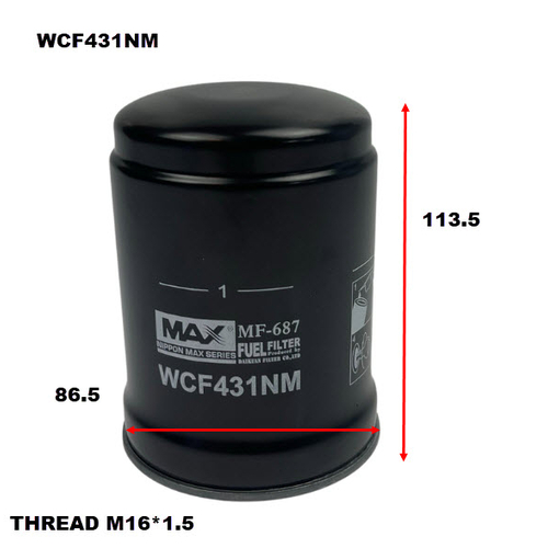 Fuel Filter Hyundi Mighty - WCF431NM
