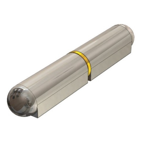 Weld On Hinge - 16 x 100mm - Steel - Brass Pin - WOHMS-100-1