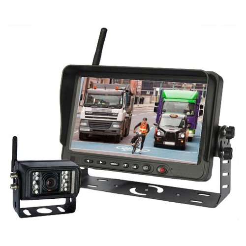 Reverse Camera Led 7 12-24 Wireless"