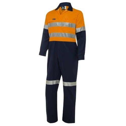 Hi-Vis Coverall, Orange/Navy - Size 92 Regular - WS9186124ONR092