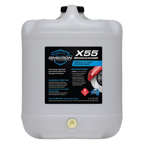 20 ltr Brake Cleaner Omikron - X55BRAKECLEANER