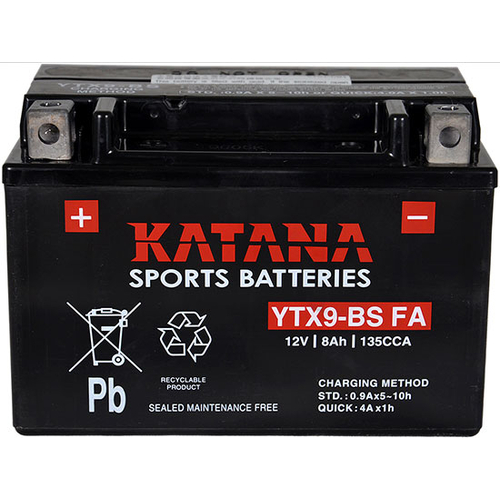 MBTX9U Motobatt 12V AGM Battery