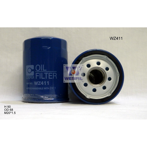 Oil Filter - Z411COOPER