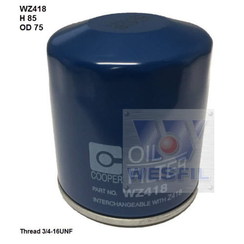 Oil Filter - Z418COOPER