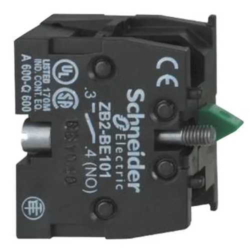 Schneider Electric XB2 Series Contact Block, 600V, 1NO