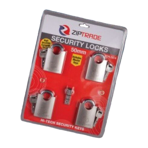 Ziptrade 50mm Security Padlock Set